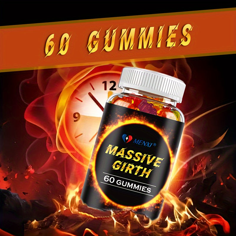 [Men's Gummies, Unleash Potential] 60/120 Pills Men's Gummies - Unleash Your Potential Dietary Supplements - 1/2 Bottle