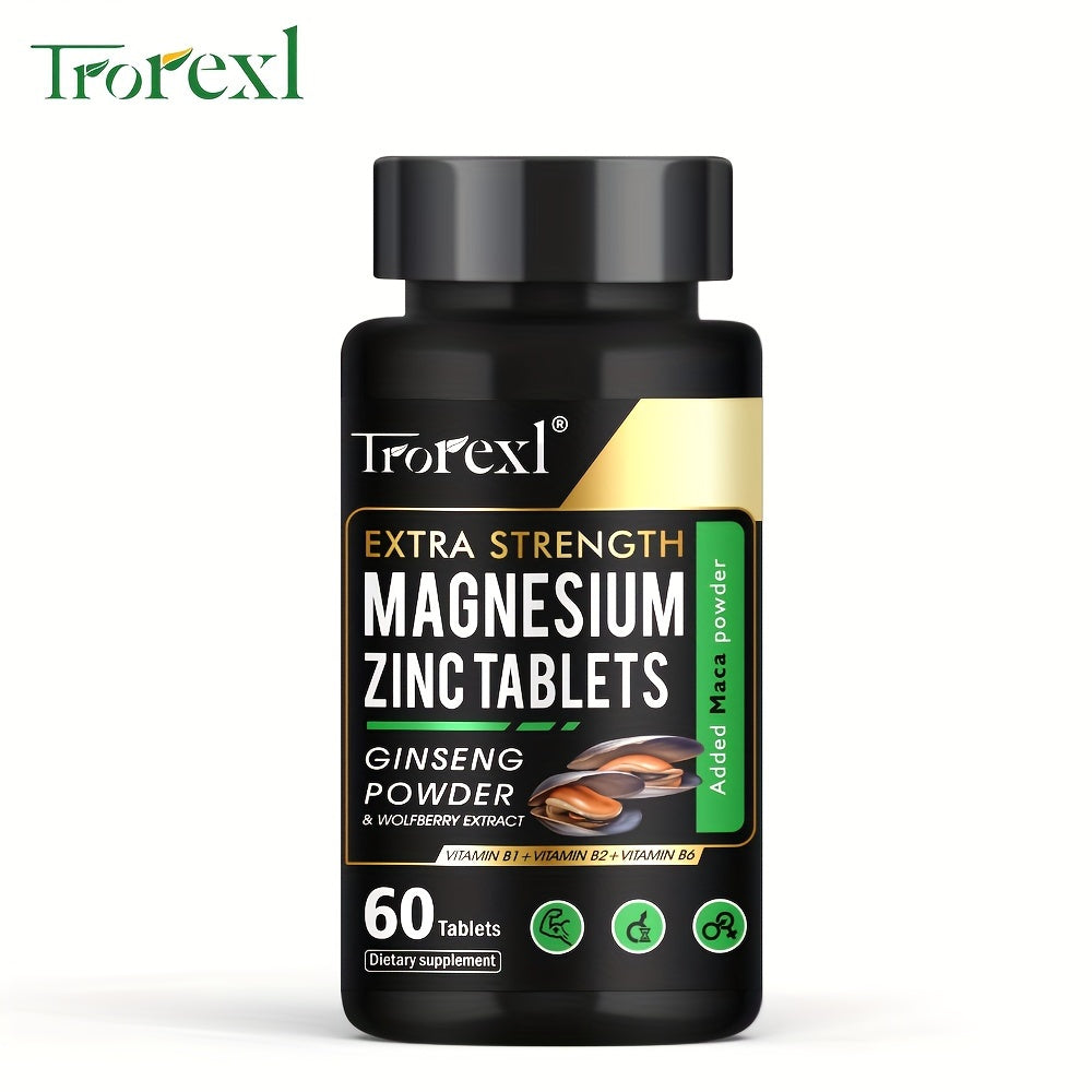 Trerexl Sea Cucumber And Oyster Endurance Tablets 60 Pills, High Concentration Supplement For Men And Women - Supporting Energy And Immune Enhancement - 1/3/5bottles