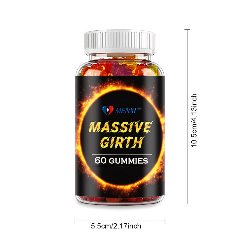 [Men's Gummies, Unleash Potential] 60/120 Pills Men's Gummies - Unleash Your Potential Dietary Supplements - 1/2 Bottle