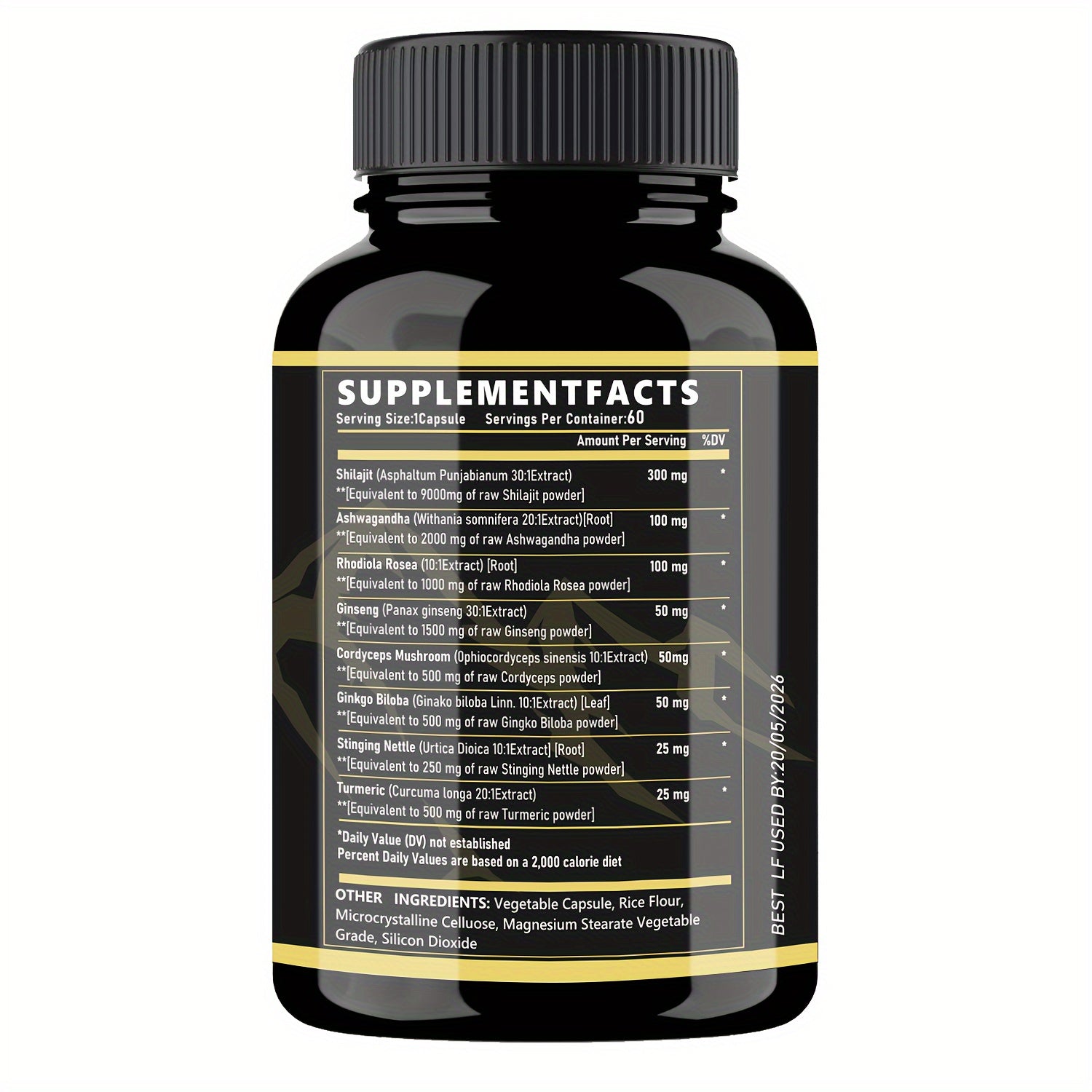 2pcs Wellness Bundles - Sea Moss 7000mg, Black Seed Oil 4000mg, Ashwagandha 2000mg, Ginger & Shilajit 9000mg, Rhodiola Rosea 1000mg, Panax Ginseng 1500mg, All-in-One Supplement Pills