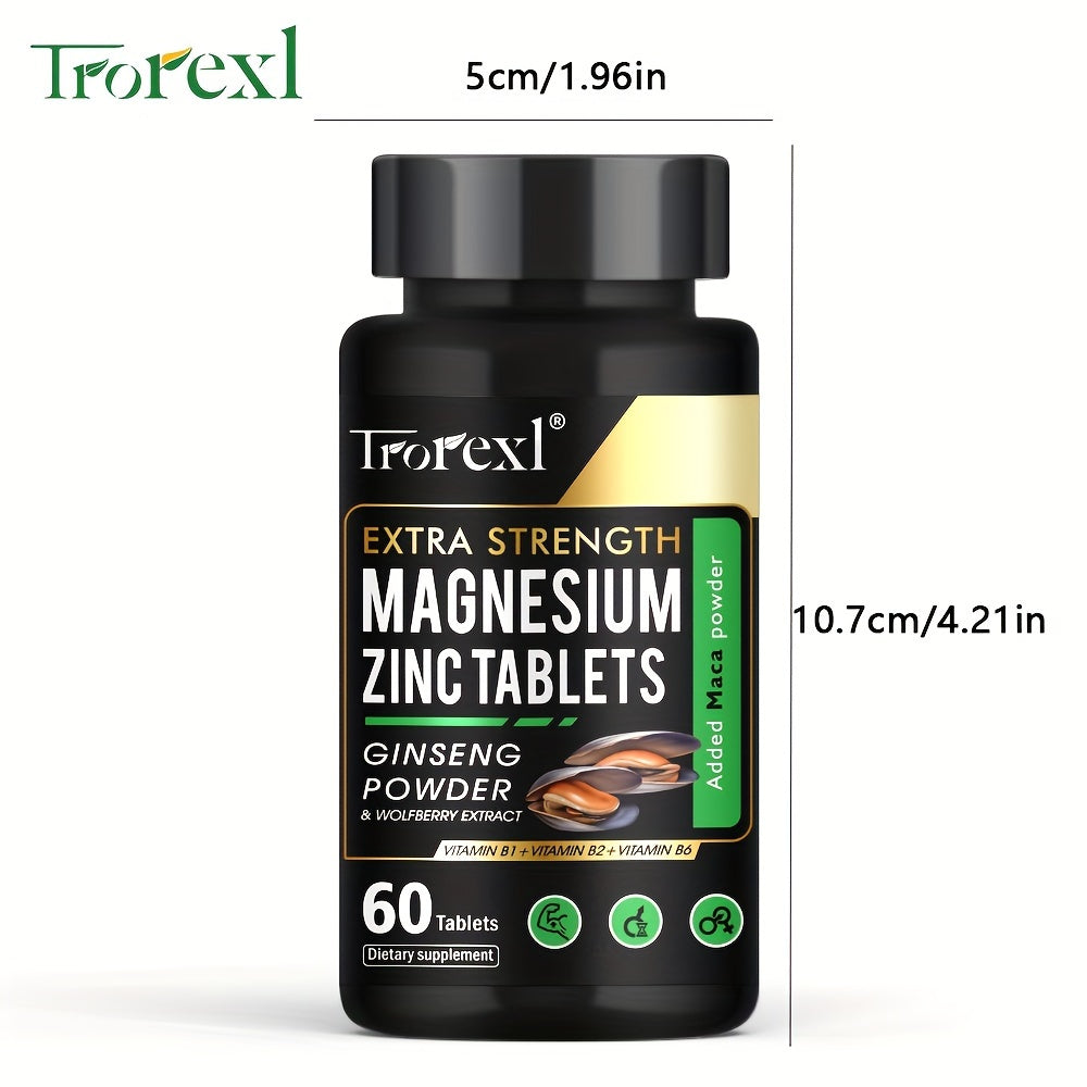 Trerexl Sea Cucumber And Oyster Endurance Tablets 60 Pills, High Concentration Supplement For Men And Women - Supporting Energy And Immune Enhancement - 1/3/5bottles