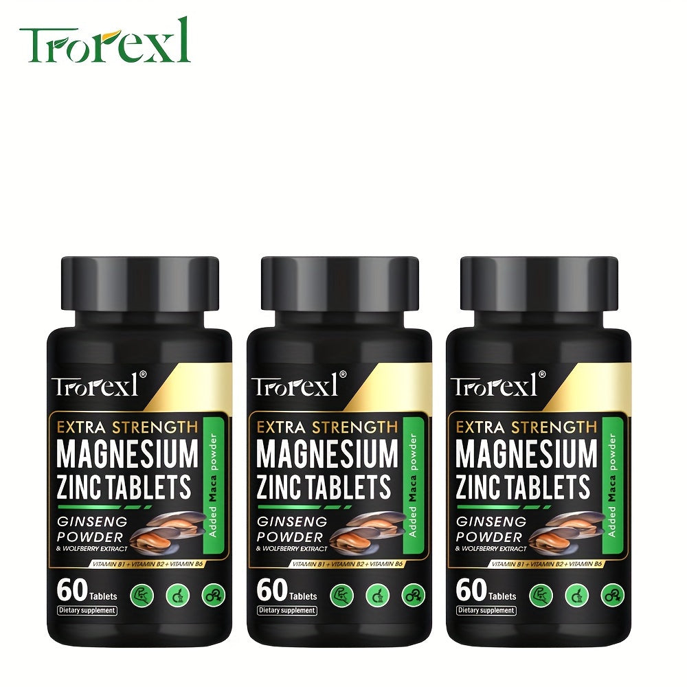 Trerexl Sea Cucumber And Oyster Endurance Tablets 60 Pills, High Concentration Supplement For Men And Women - Supporting Energy And Immune Enhancement - 1/3/5bottles