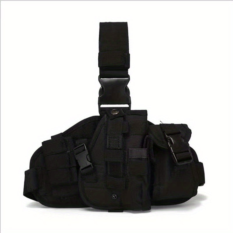 Tactical Leg Rig With Detachable MOLLE Pouches - Ideal For Outdoor Activities And Emergency Medical Response