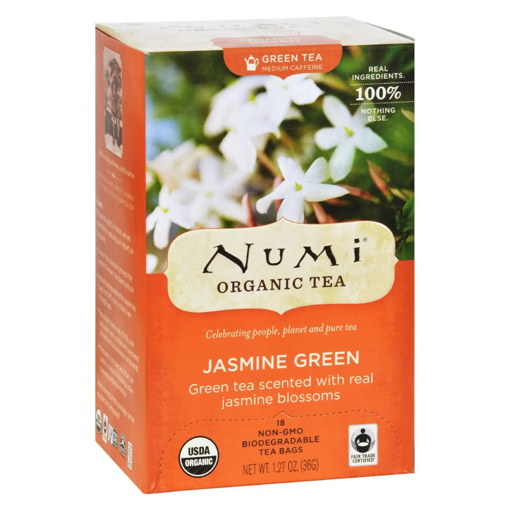 UD_Numi Organic Tea Jasmine Green - 18 Tea Bags - Case Of 6