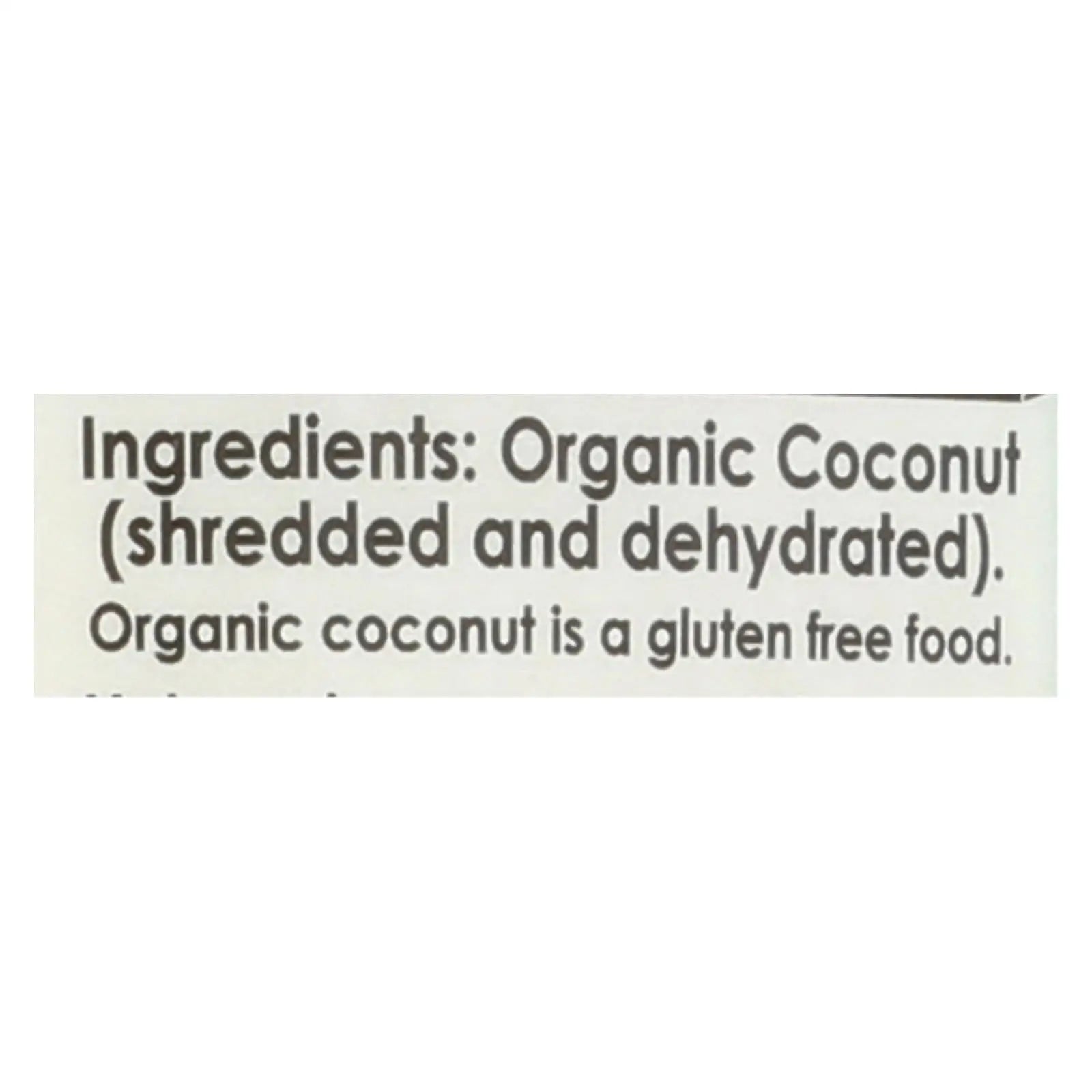 UD_Let's Do Organics Organic Shredded - Coconut - Case Of 12 - 8 Oz.