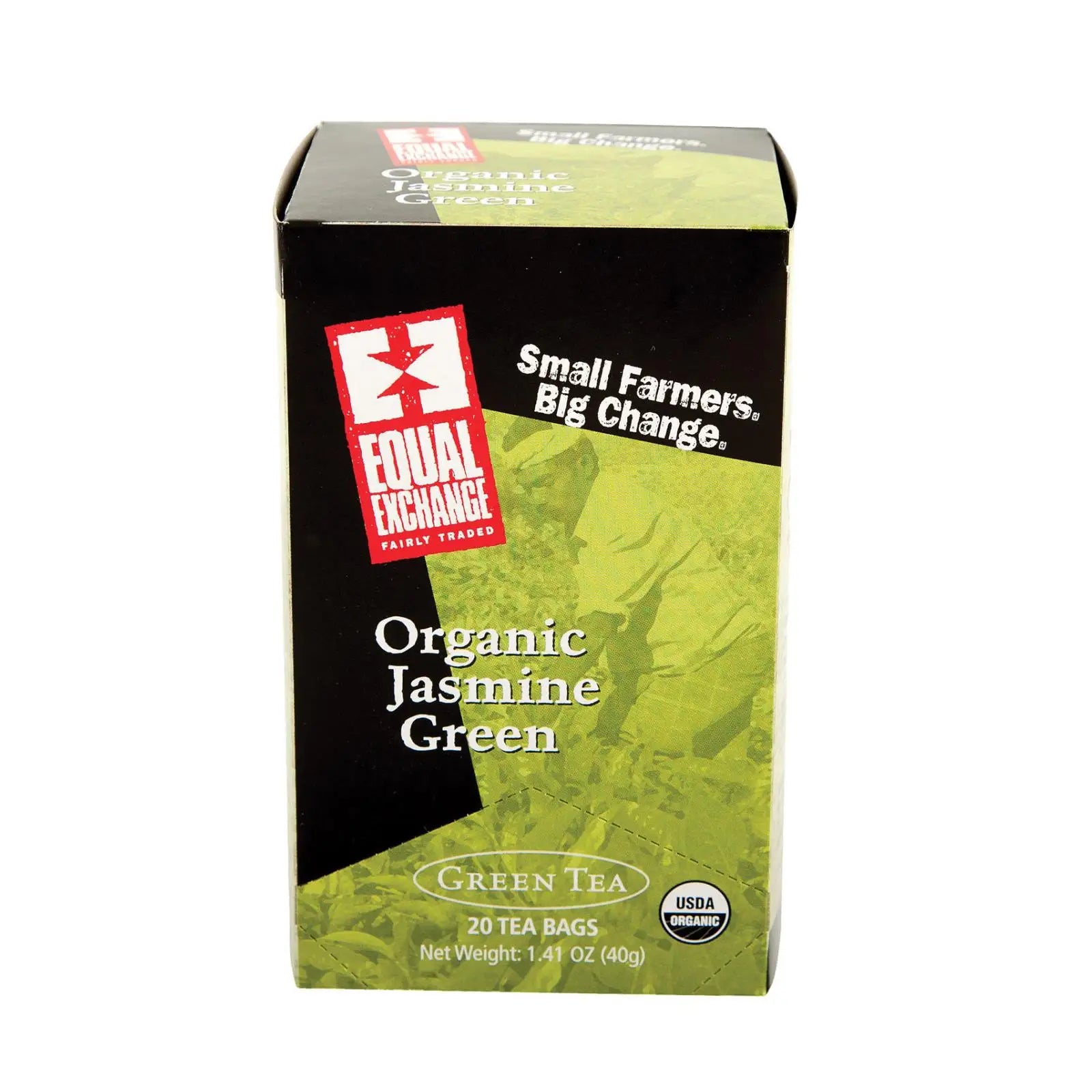 UD_Equal Exchange Organic Jasmine Green Tea - Jasmine - Case Of 6 - 20 Bags