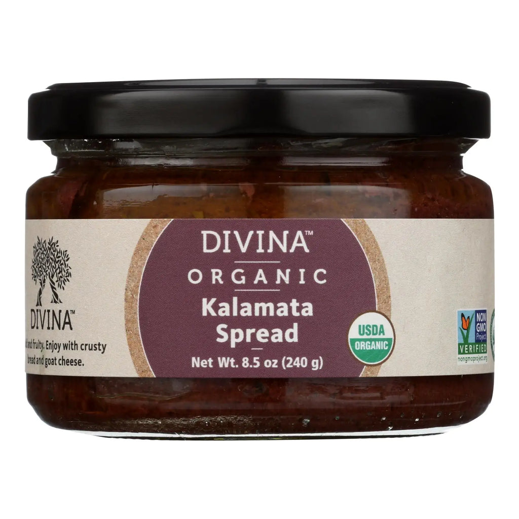 UD_Divina - Organic Kalamata Olive Spread - Case Of 6 - 8.5 Oz.