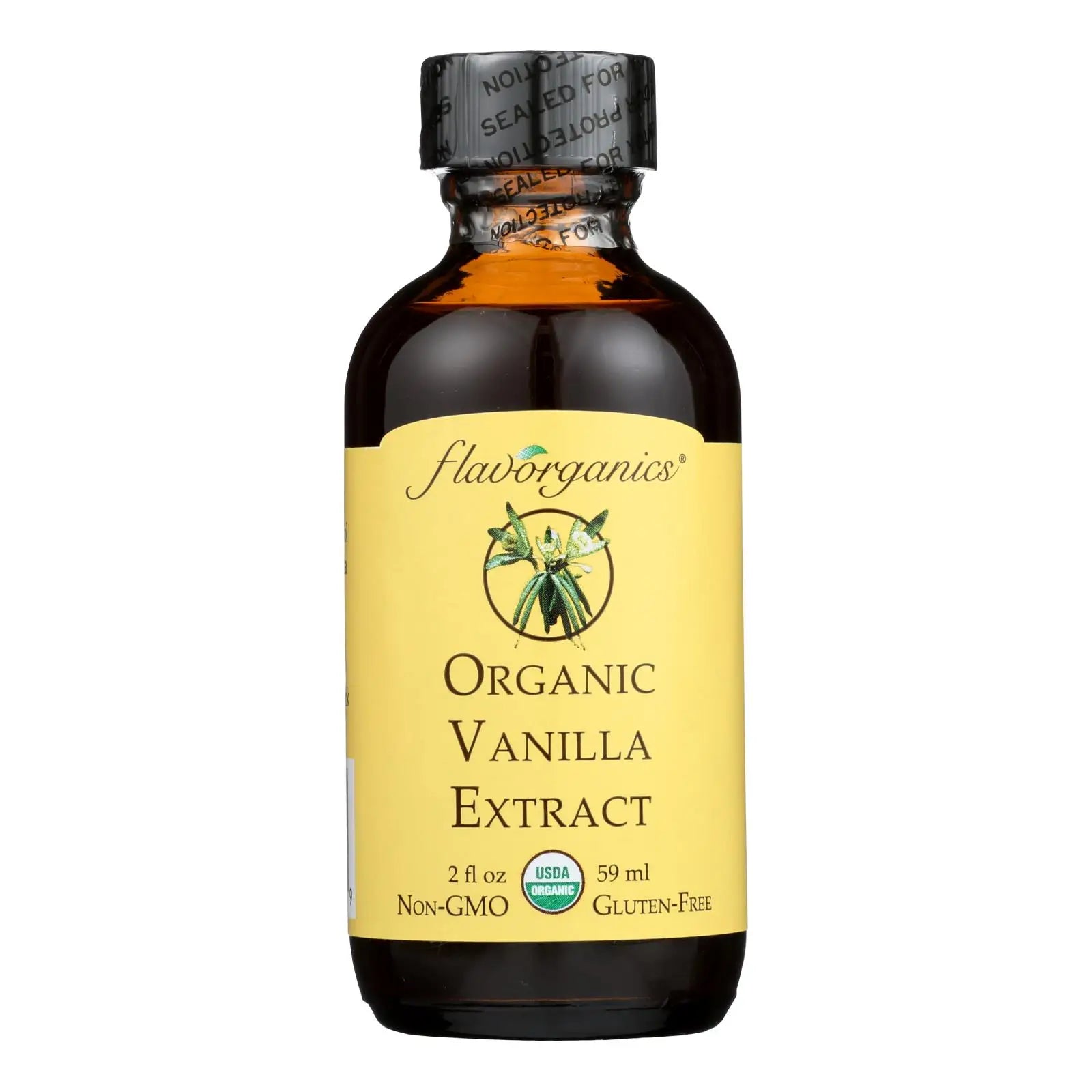 UD_Flavorganics Extract - Organic - Vanilla - 2 Oz - Case Of 12