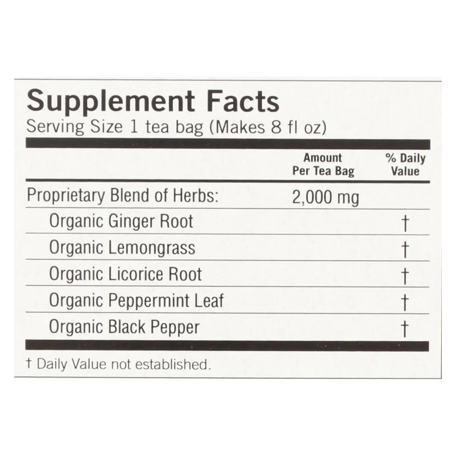 UD_Yogi Organic Herbal Tea Caffeine Free Ginger - 16 Tea Bags - Case Of 6
