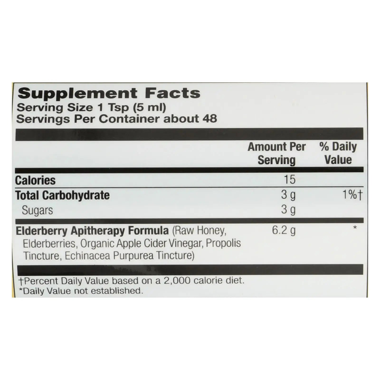 UD_Honey Gardens Apiaries Organic Honey Elderberry Extract With Propolis - 8 Fl Oz