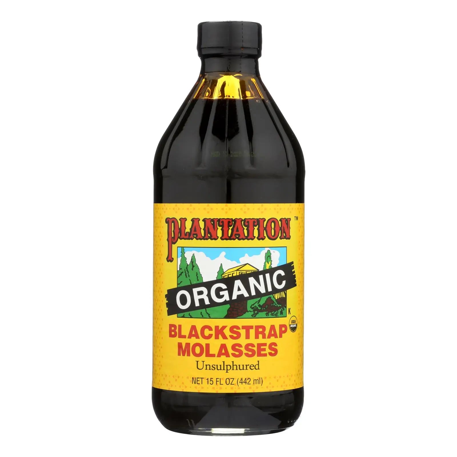 UD_Plantation Organic Blackstrap Molasses Syrup - Case Of 12 - 15 Oz.
