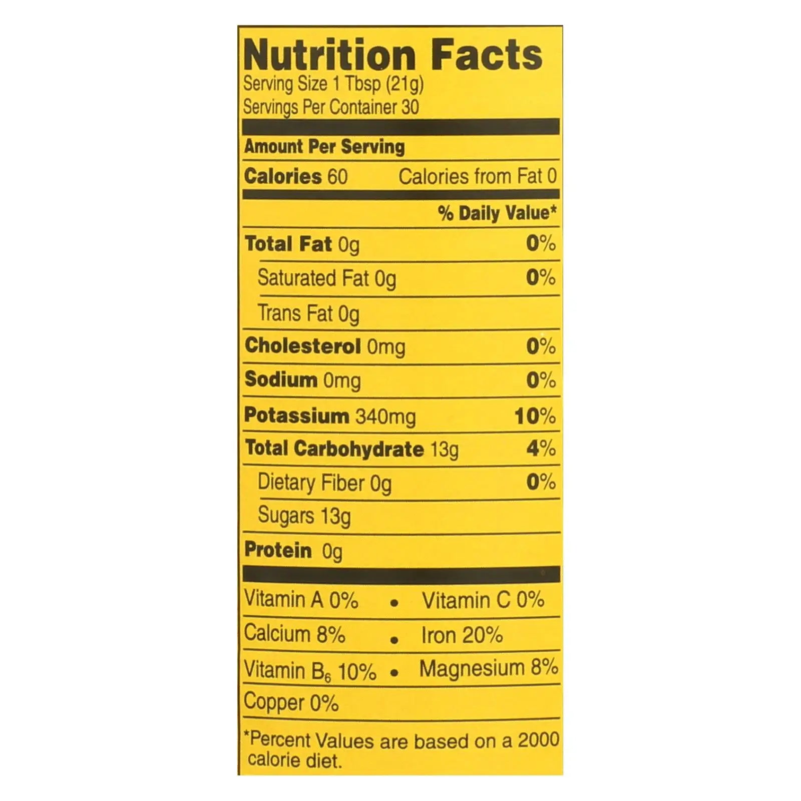 UD_Plantation Organic Blackstrap Molasses Syrup - Case Of 12 - 15 Oz.