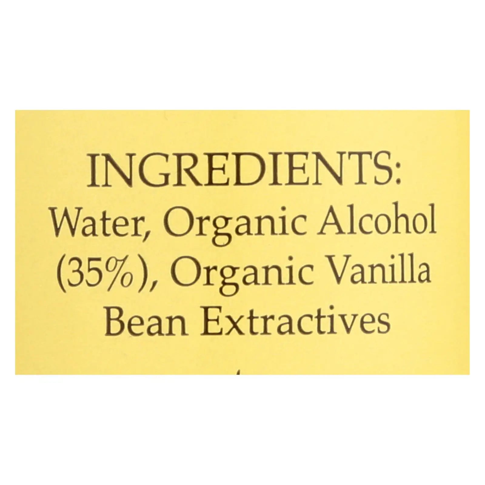 UD_Flavorganics Extract - Organic - Vanilla - 2 Oz - Case Of 12