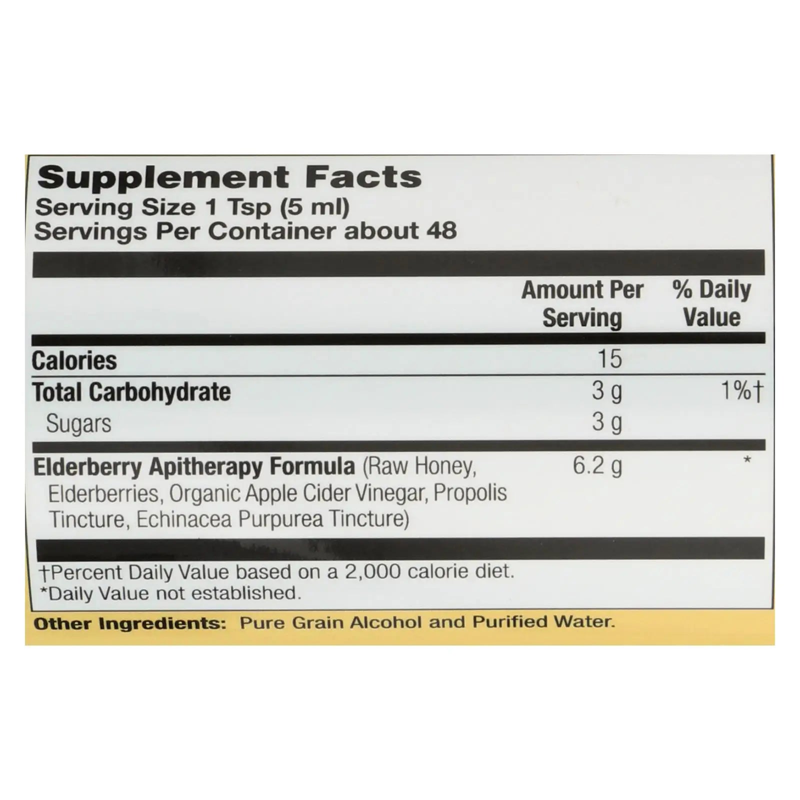 UD_Honey Gardens Apiaries Organic Honey Elderberry Extract With Propolis - 8 Fl Oz
