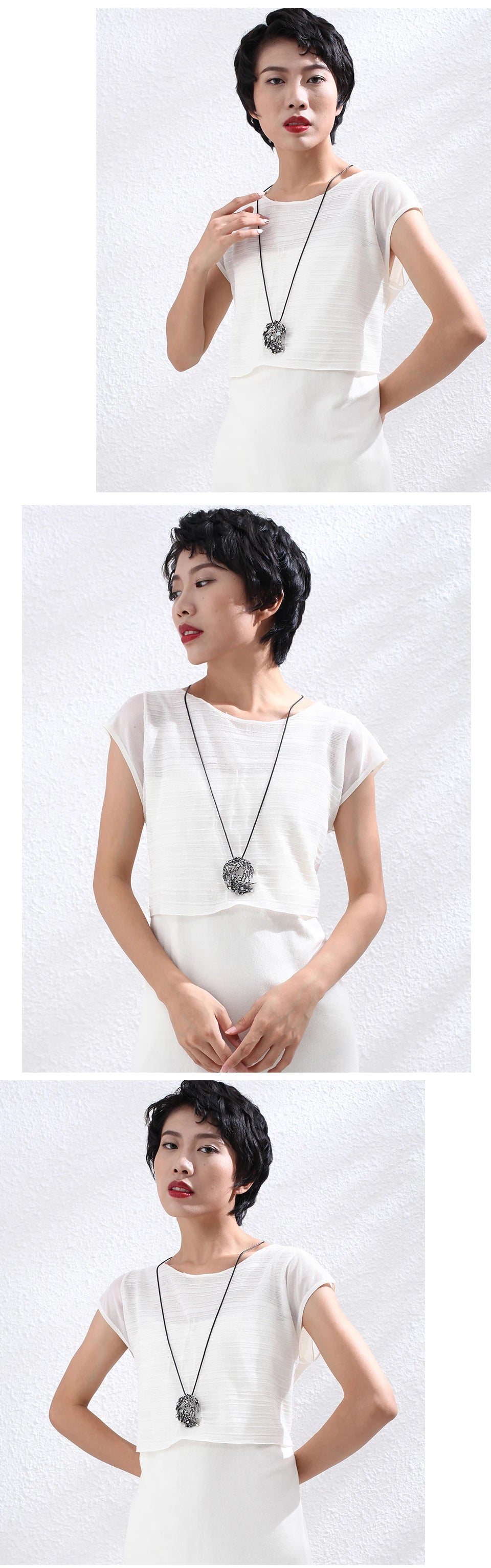 Beautiful Beads Fashion Jewelry Gifts for Women Accessories Neckless Choker Bijouterie Best Friends Pendant Long Chain Necklaces