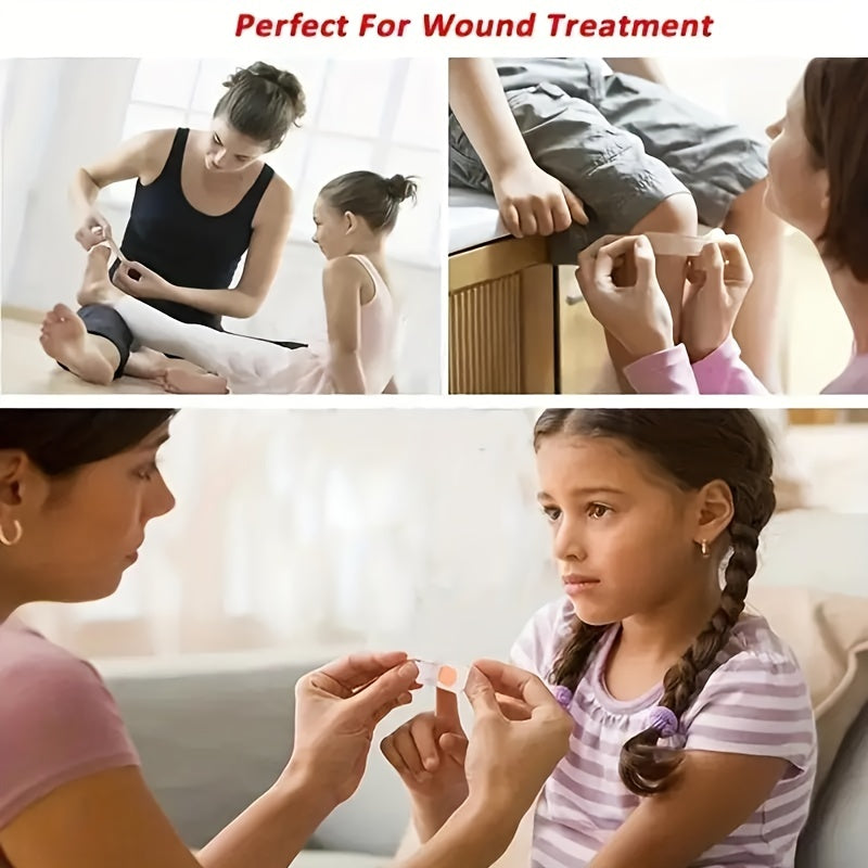 100pcs Medical Wound Adhesive Paster - Keep Your Wounds Secure! Four Piece Set Of Bandages, Breathable Nose Bridge Patch, Acne Patch, Circular Pre Vaccine Patch, Wound Patch