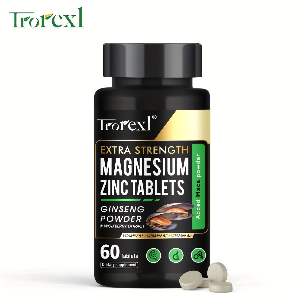 Trerexl Sea Cucumber And Oyster Endurance Tablets 60 Pills, High Concentration Supplement For Men And Women - Supporting Energy And Immune Enhancement - 1/3/5bottles